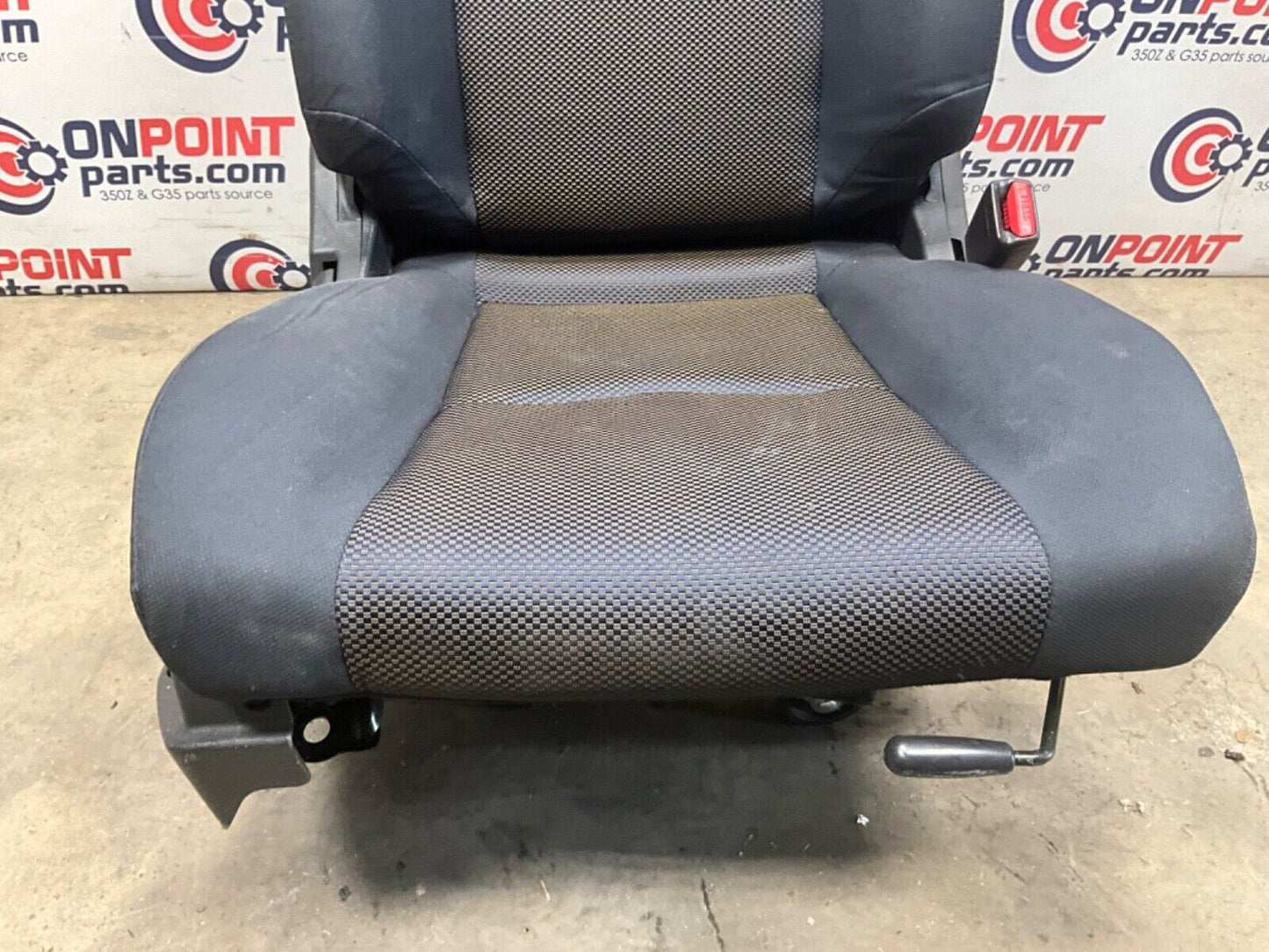 2004 Nissan Z33 350Z Passenger Right Cloth Seat Manual Adjust OEM 14BALF9 - On Point Parts Inc