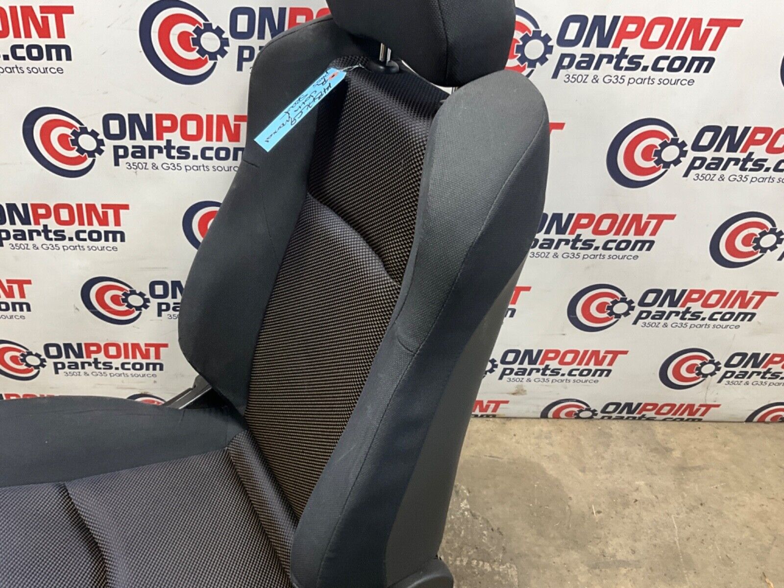 2004 Nissan Z33 350Z Passenger Right Cloth Seat Manual Adjust OEM 14BALF9 - On Point Parts Inc