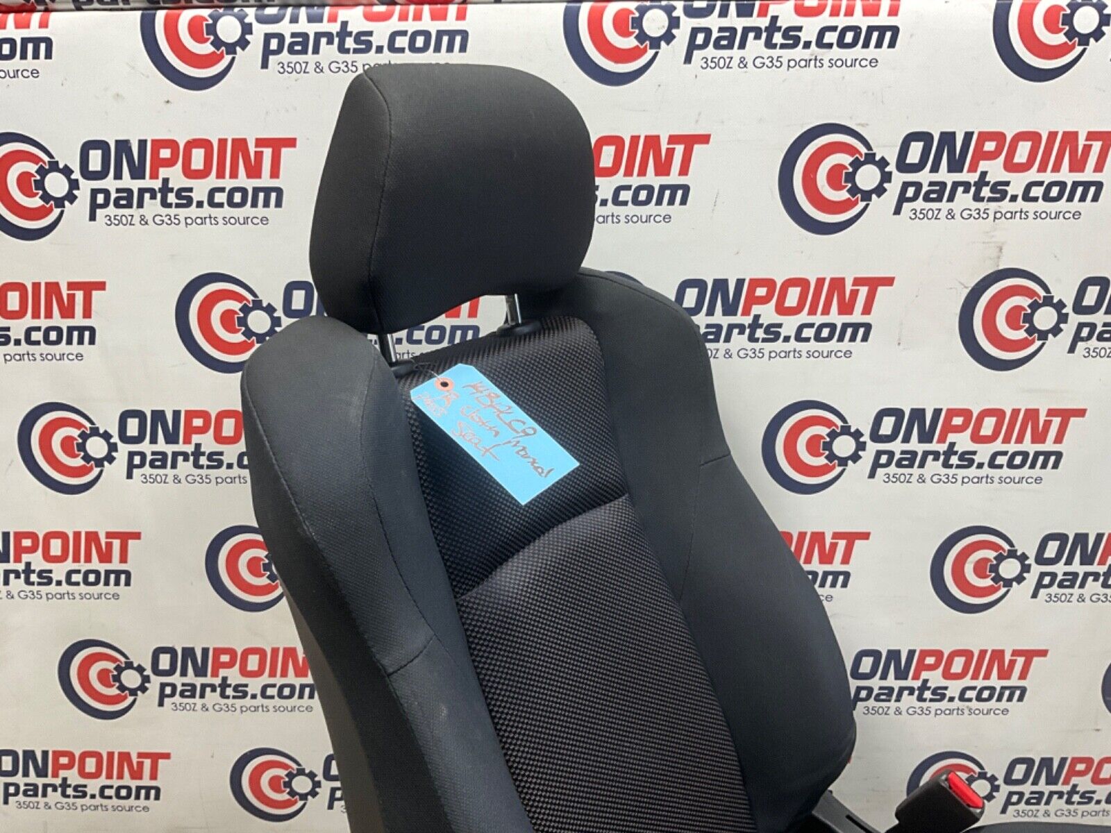 2004 Nissan Z33 350Z Passenger Right Cloth Seat Manual Adjust OEM 14BALF9 - On Point Parts Inc