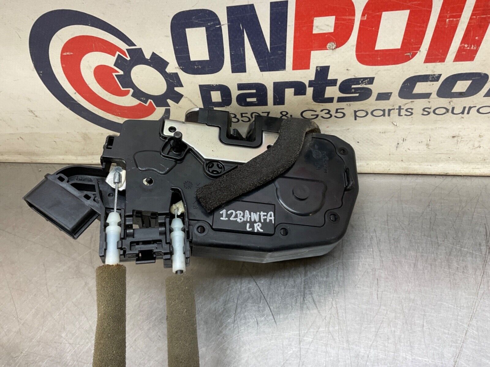 2009 Infiniti V36 G37 Driver Left Rear Door Lock Actuator  OEM 12BAWFA - On Point Parts Inc