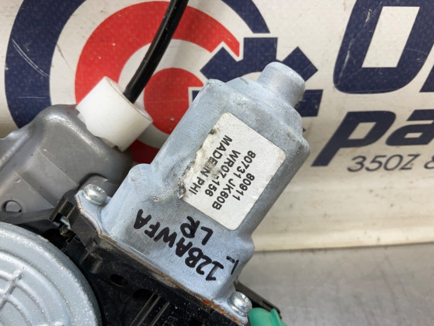 2009 Infiniti V36 G37 Driver Left Rear Window Regulator Motor 80731 OEM 12BAWFA - On Point Parts Inc