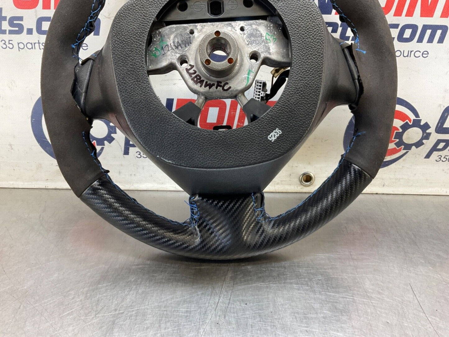 2009 Infiniti V36 G37 Steering Wheel with Aftermarket Stitch Cover OEM 12BAWFC - On Point Parts Inc