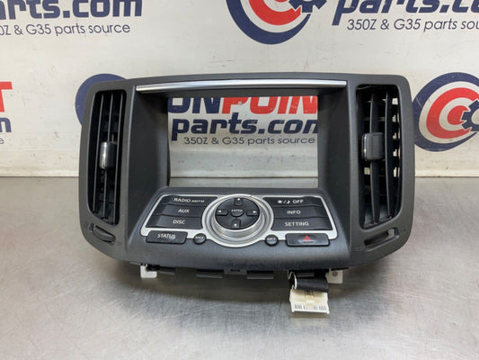 2009Infiniti V36 G37 Sedan Center Dash Trim with Navigation Controls OEM 12BAWFC - On Point Parts Inc