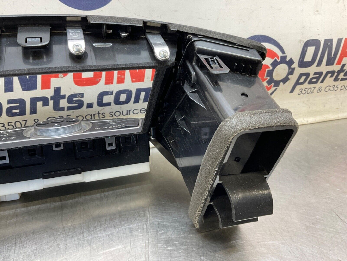 2009Infiniti V36 G37 Sedan Center Dash Trim with Navigation Controls OEM 12BAWFC - On Point Parts Inc