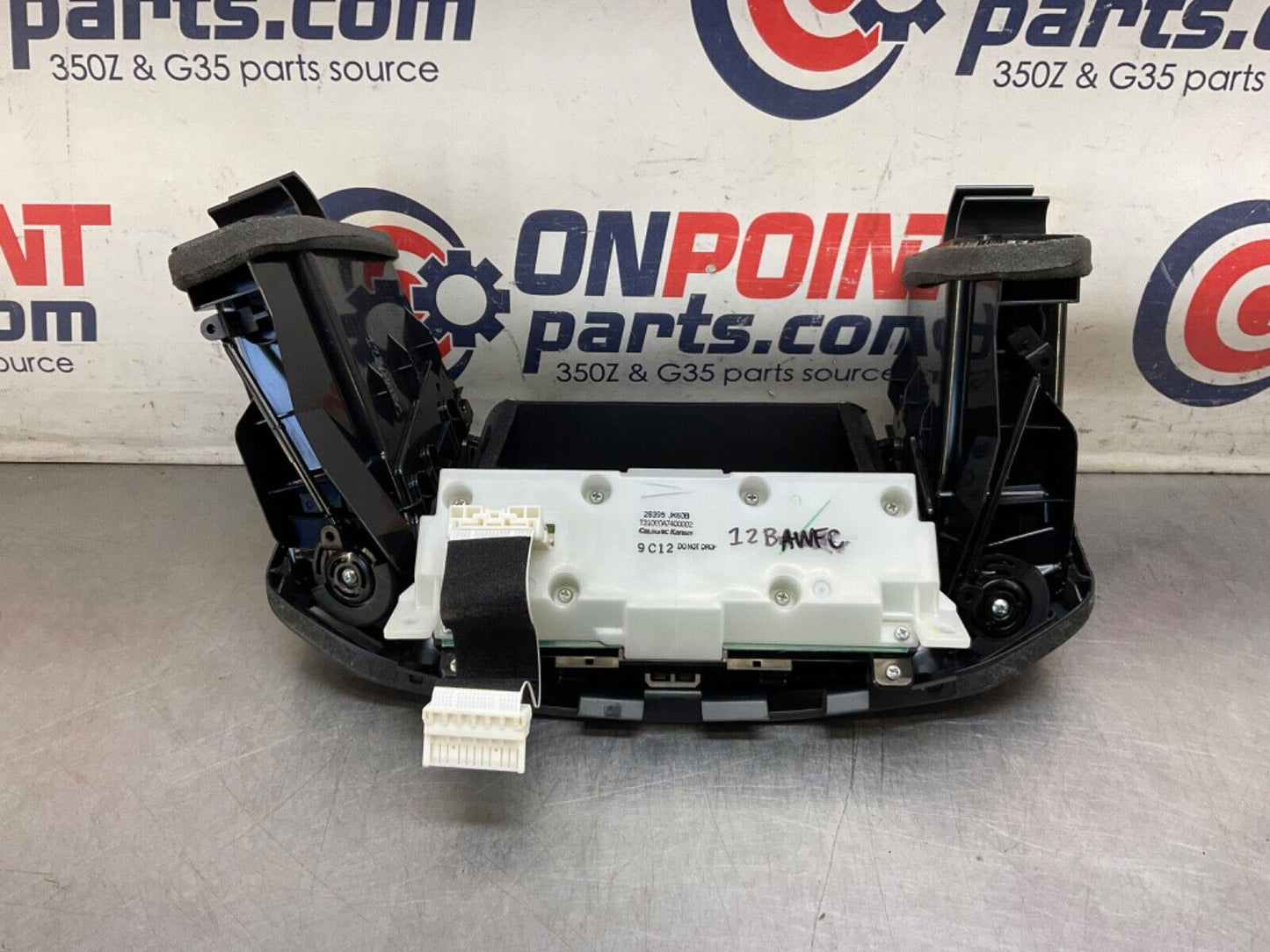 2009Infiniti V36 G37 Sedan Center Dash Trim with Navigation Controls OEM 12BAWFC - On Point Parts Inc
