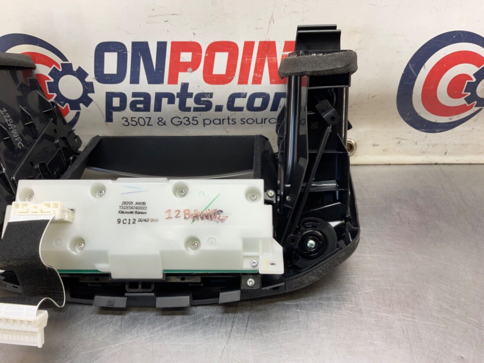 2009Infiniti V36 G37 Sedan Center Dash Trim with Navigation Controls OEM 12BAWFC - On Point Parts Inc
