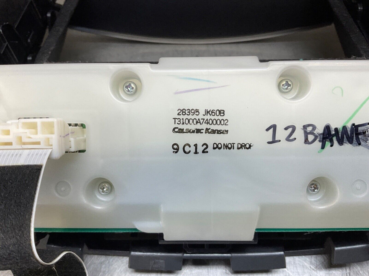 2009Infiniti V36 G37 Sedan Center Dash Trim with Navigation Controls OEM 12BAWFC - On Point Parts Inc