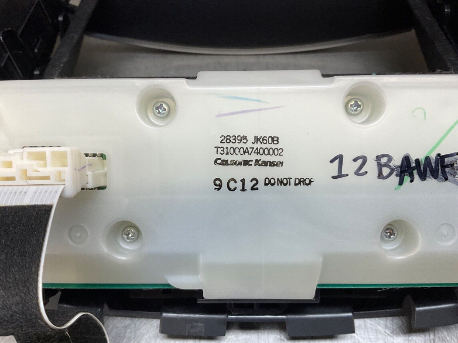 2009Infiniti V36 G37 Sedan Center Dash Trim with Navigation Controls OEM 12BAWFC - On Point Parts Inc