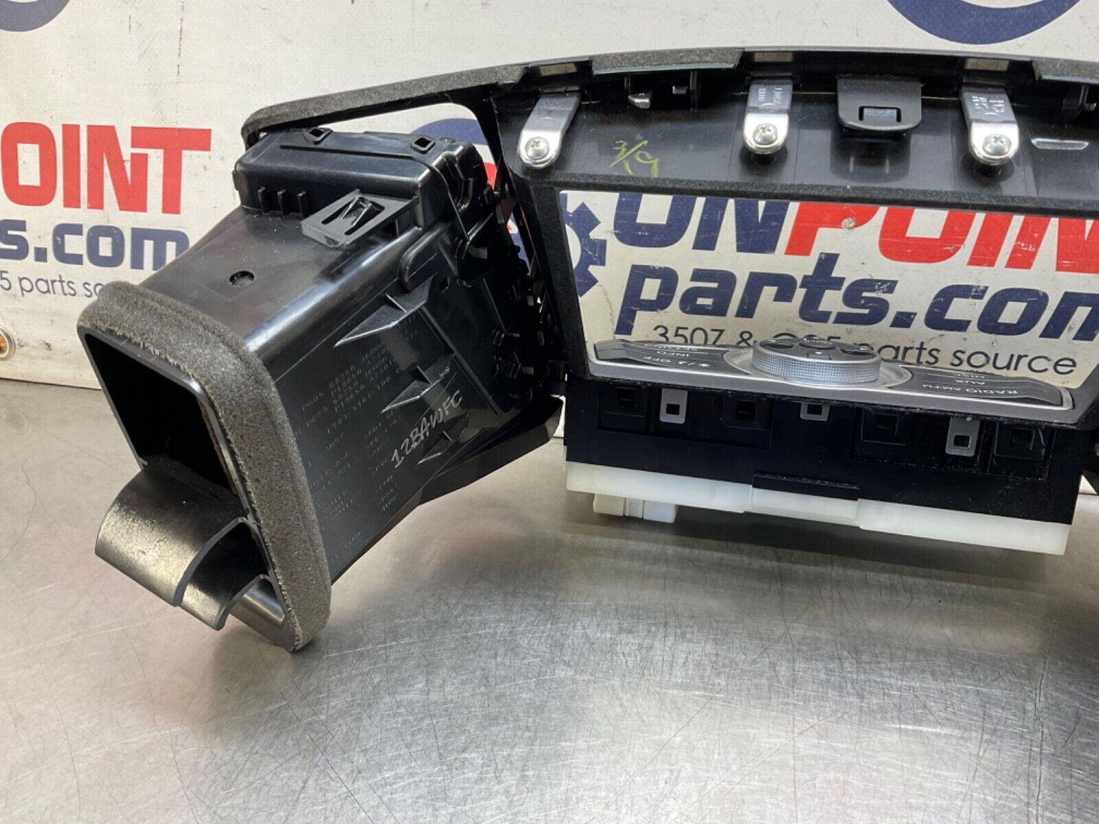 2009Infiniti V36 G37 Sedan Center Dash Trim with Navigation Controls OEM 12BAWFC - On Point Parts Inc