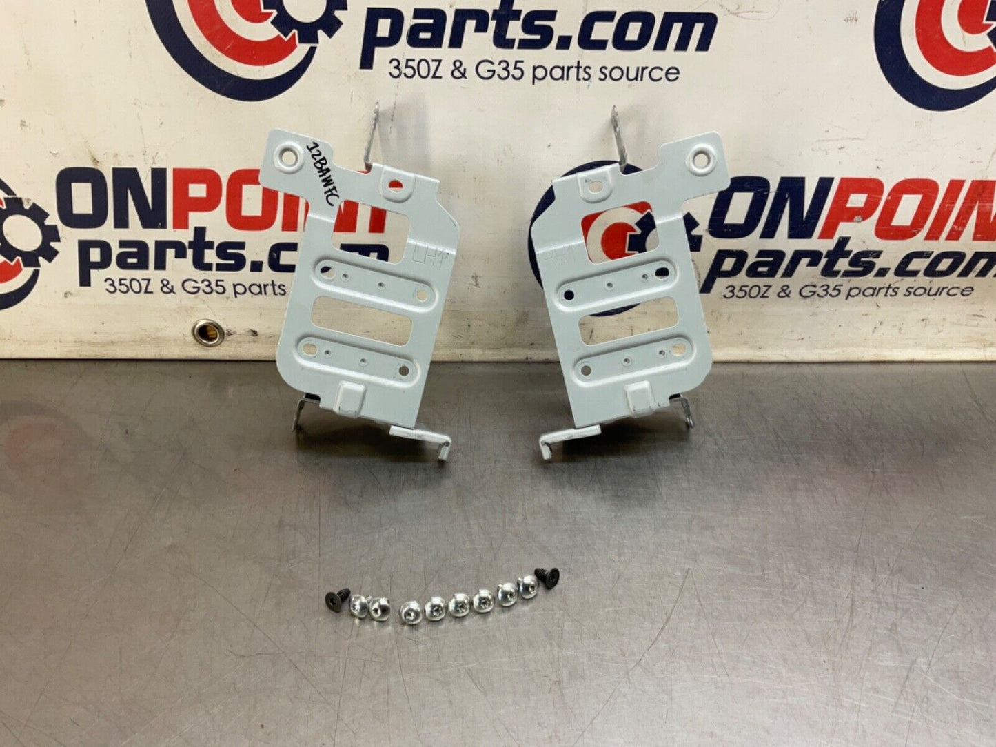 2009 Infiniti V36 G37 Double DIN Radio Mount Bracket with Hardware OEM 12BAWFC - On Point Parts Inc