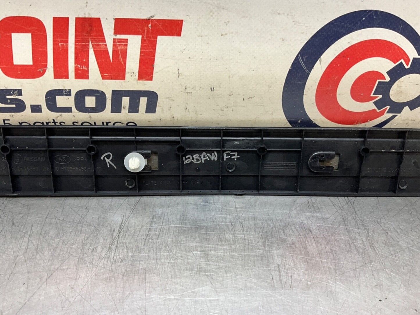 2009 Infiniti G37 Passenger Right Front Door Threshold Kick Plate OEM 12BAWF7 - On Point Parts Inc