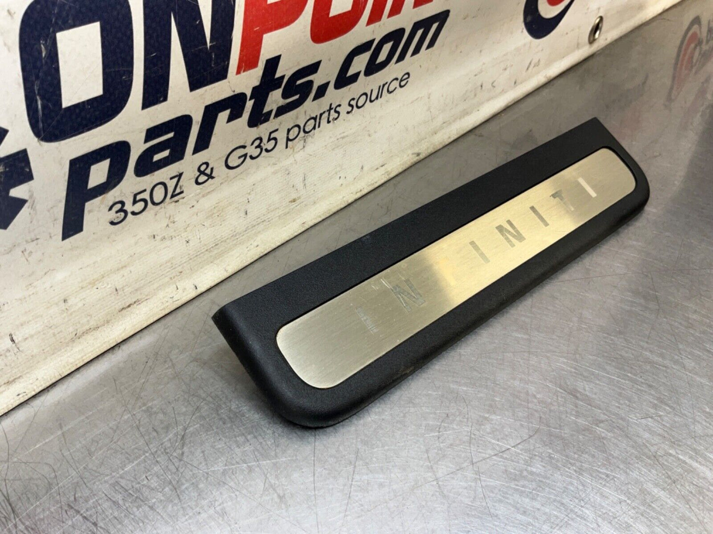 2009 Infiniti V36 G37 Passenger Right Rear Door Jamb Kick Plate Trim OEM 12BAWFE - On Point Parts Inc