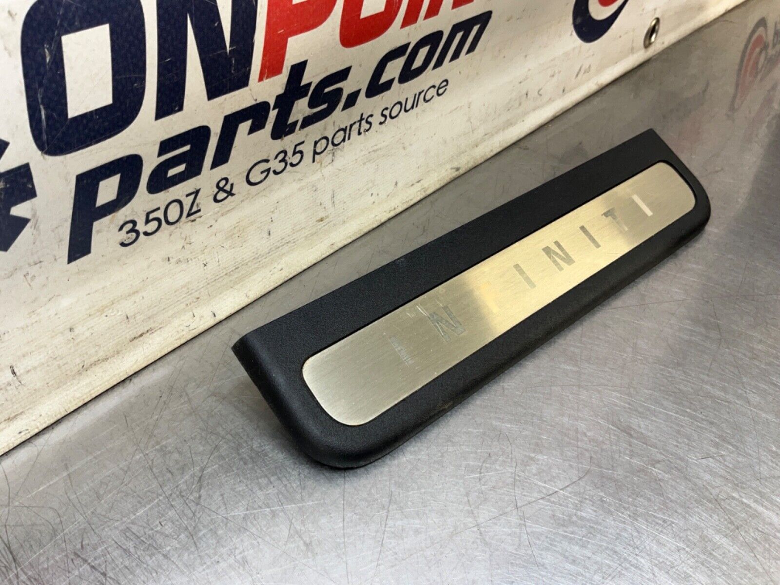 2009 Infiniti V36 G37 Passenger Right Rear Door Jamb Kick Plate Trim OEM 12BAWFE - On Point Parts Inc