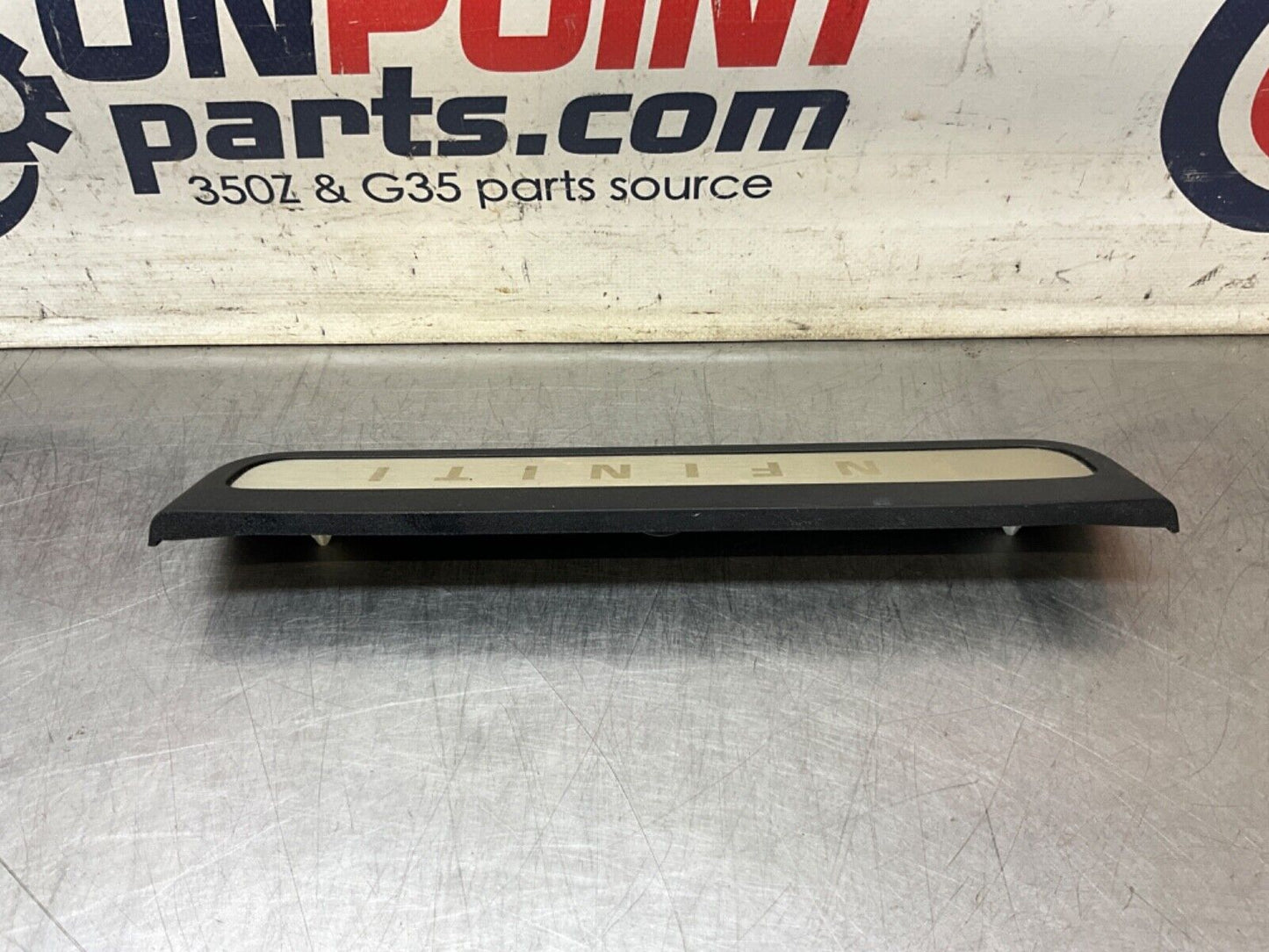 2009 Infiniti V36 G37 Passenger Right Rear Door Jamb Kick Plate Trim OEM 12BAWFE - On Point Parts Inc