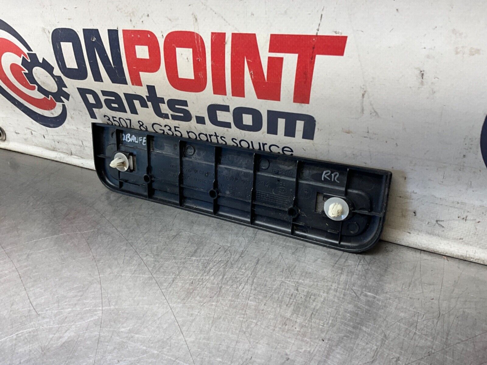 2009 Infiniti V36 G37 Passenger Right Rear Door Jamb Kick Plate Trim OEM 12BAWFE - On Point Parts Inc