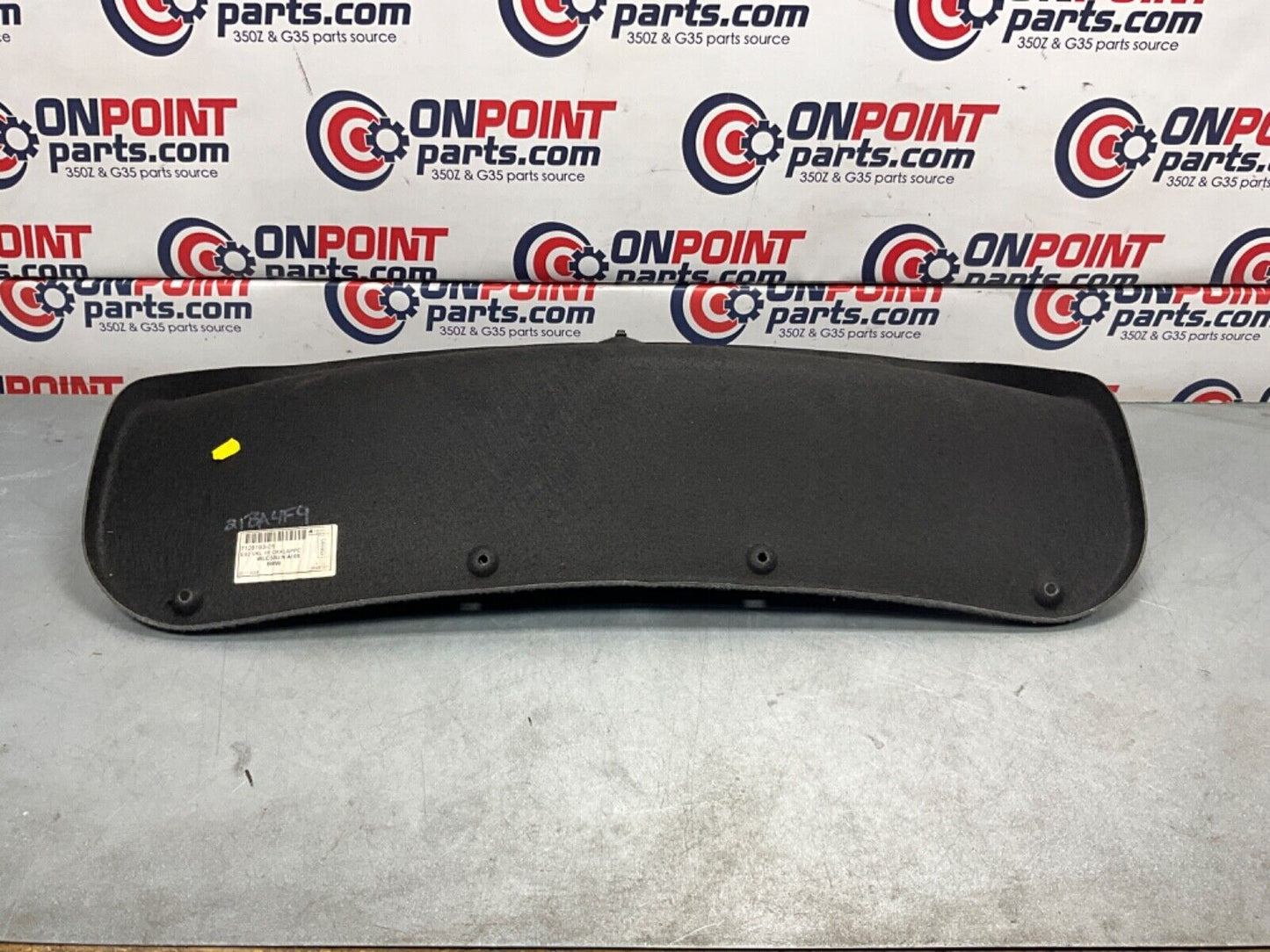 2009 BMW E92 335i Rear Coupe Trunk Lid Liner Trim OEM 21BA4F9 - On Point Parts Inc