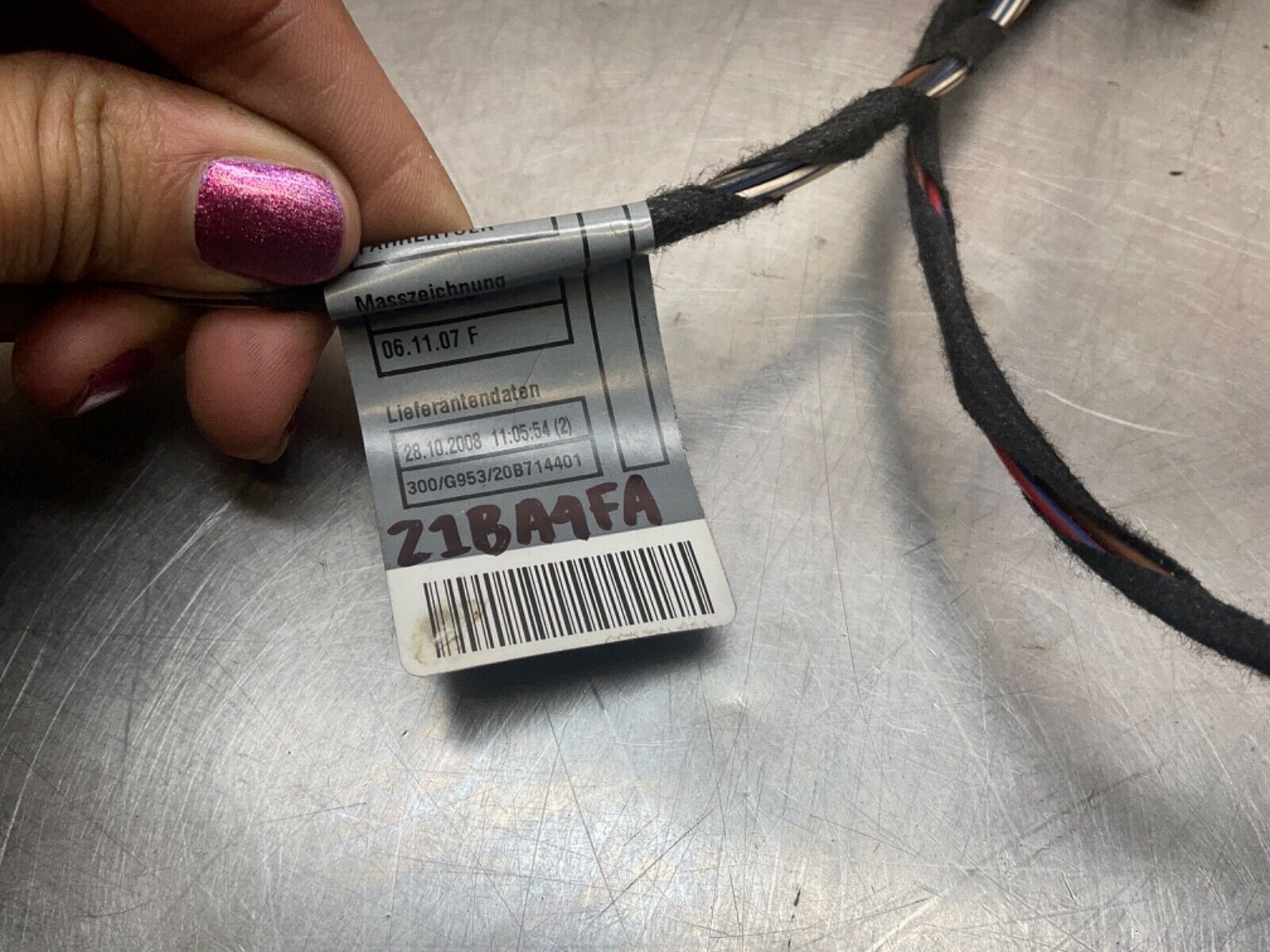 2009 BMW E92 335i Driver Left Door Wiring Harness OEM 21BA4FA - On Point Parts Inc