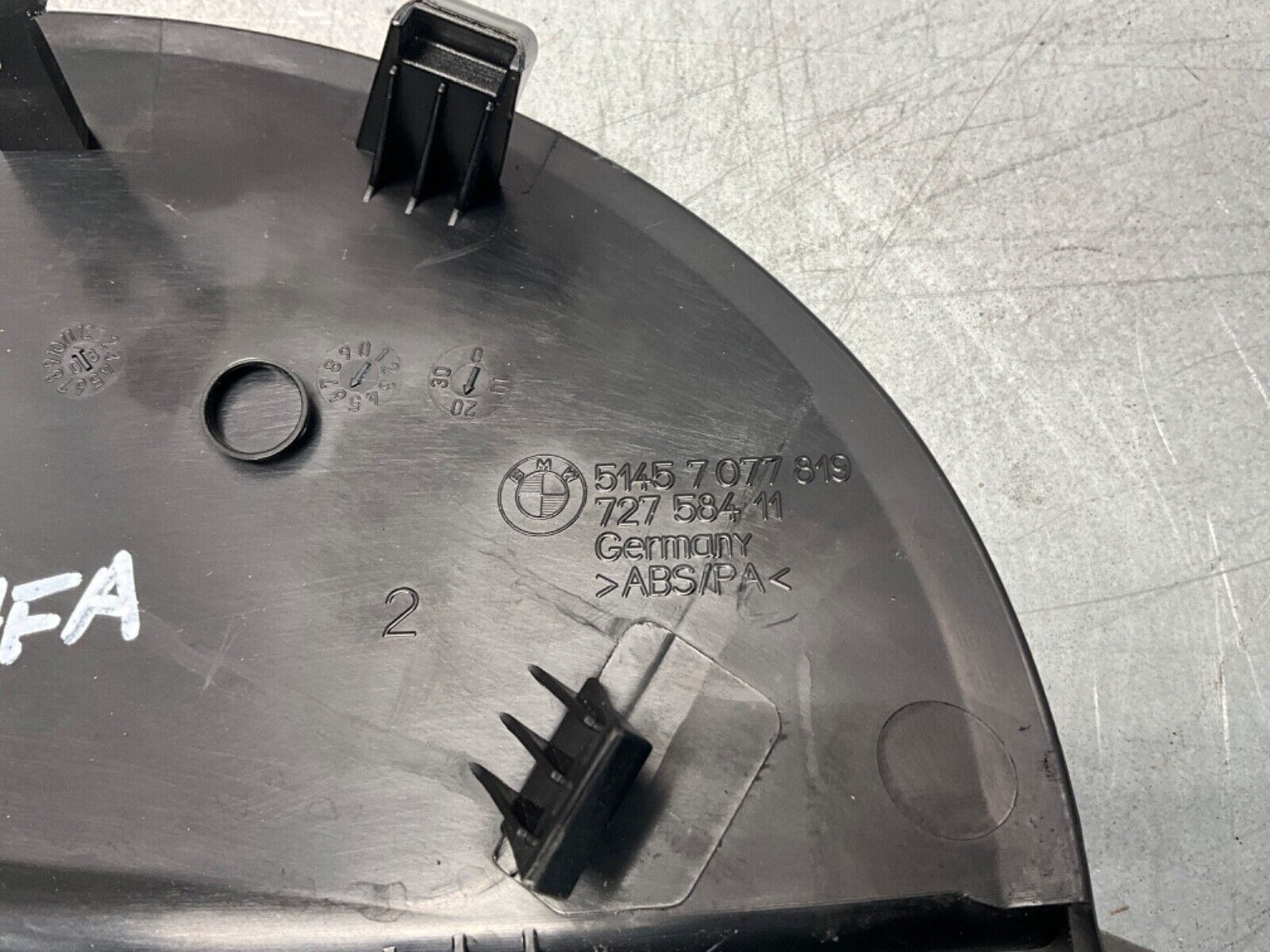 2009 BMW E92 335i Driver Left Dash End Cap Cover Trim 51457077819 OEM 21BA4FA - On Point Parts Inc