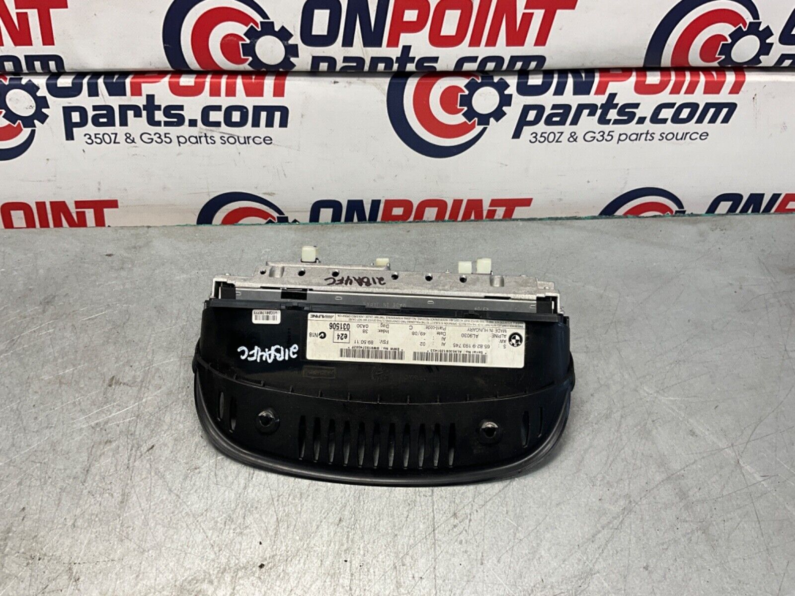 2009 BMW E92 335i Coupe Dash Information Display Screen OEM 21BA4FC - On Point Parts Inc