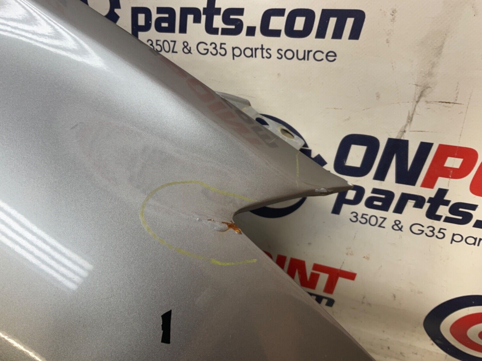 2007 Nissan Z33 350Z Coupe Passenger Right Front Fender OEM 25BBMF1 - On Point Parts Inc