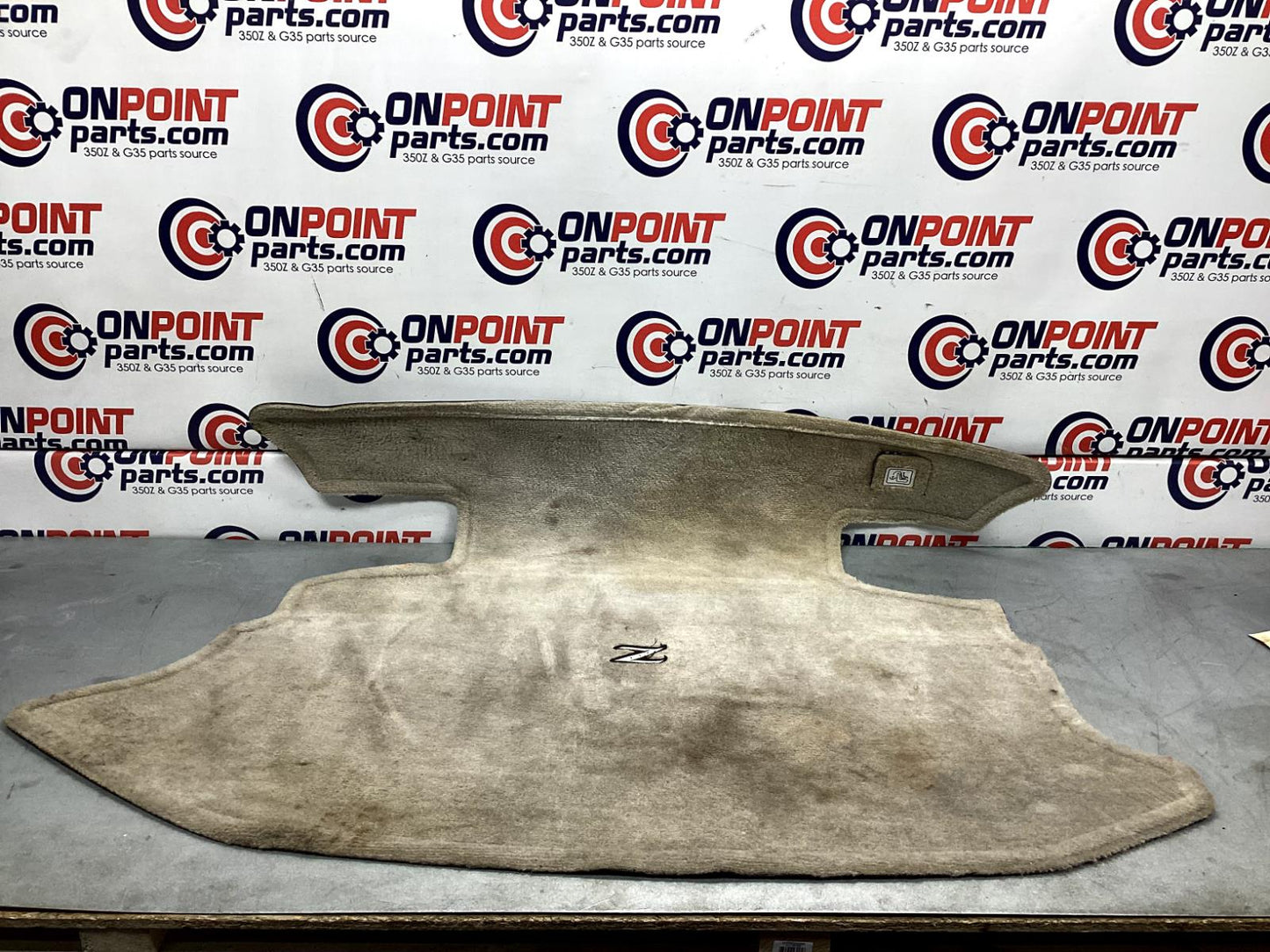 2007 Nissan Z33 350Z Coupe Rear Trunk Floor Mat OEM 25BBMF9 - On Point Parts Inc