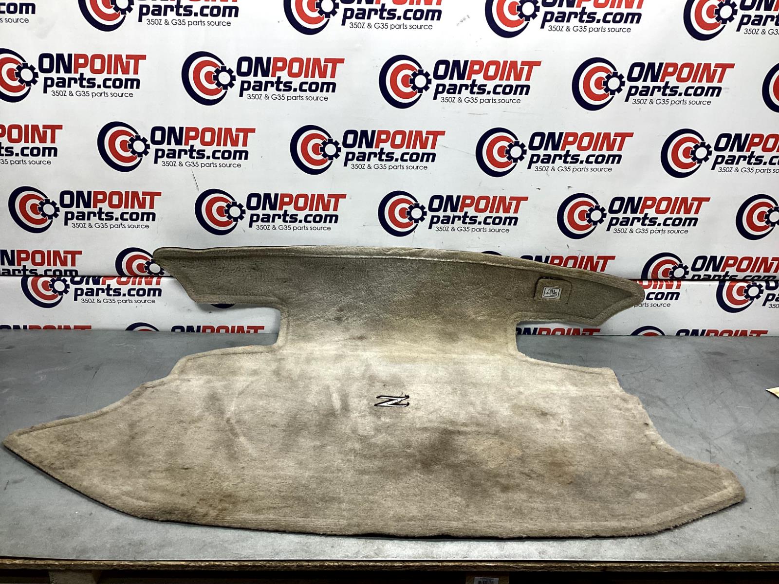 2007 Nissan Z33 350Z Coupe Rear Trunk Floor Mat OEM 25BBMF9 - On Point Parts Inc