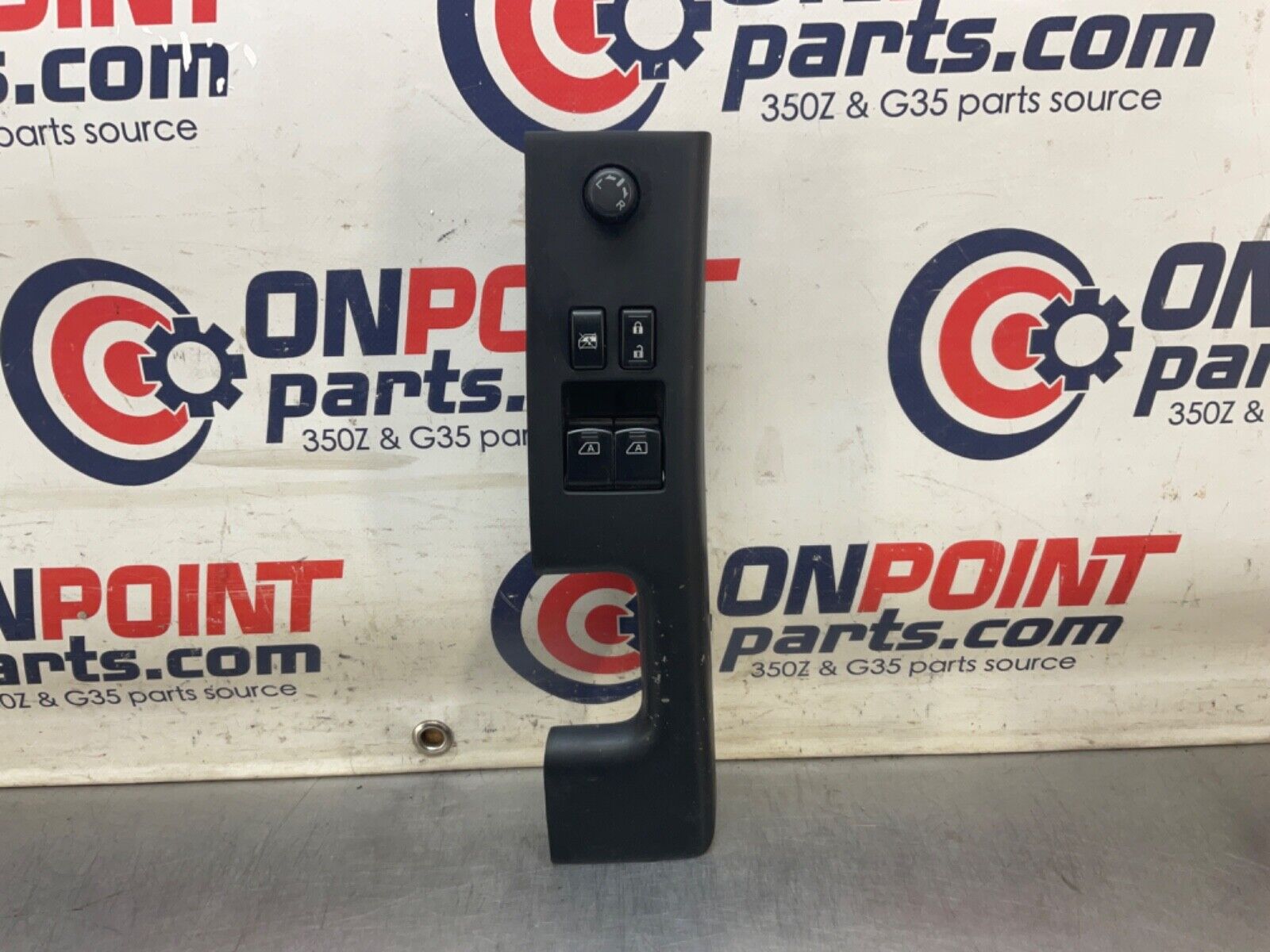 2007 Nissan Z33 350Z Driver Left Master Door Lock Window Switches OEM 25BBMFA - On Point Parts Inc