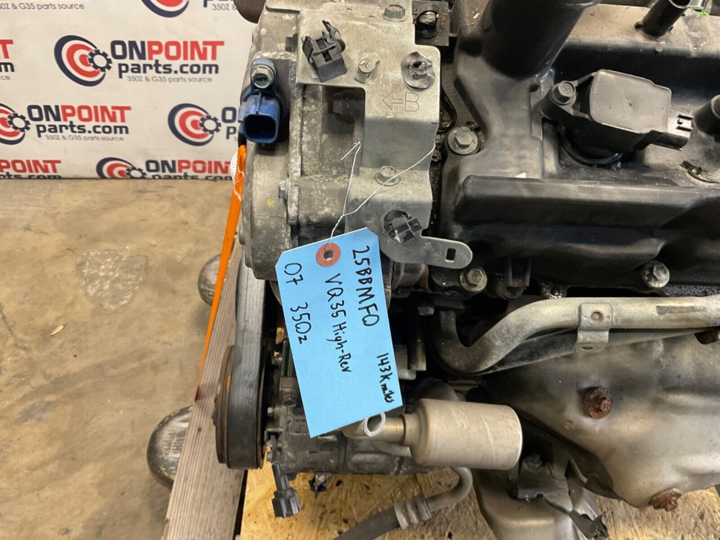 2007 Nissan Z33 350ZVQ35DE High Rev Engine MT 143k 25BBMF0 - On Point Parts Inc