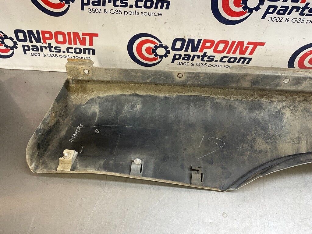 2008 Nissan Z33 350Z Passenger Right Rocker Panel Side Skirt  OEM 24BBTF5 - On Point Parts Inc