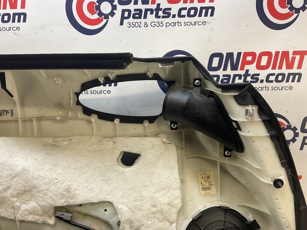 2008 Nissan Z33 350Z Passenger Right Interior Door Panel Trim 80922 OEM 24BBTF8 - On Point Parts Inc