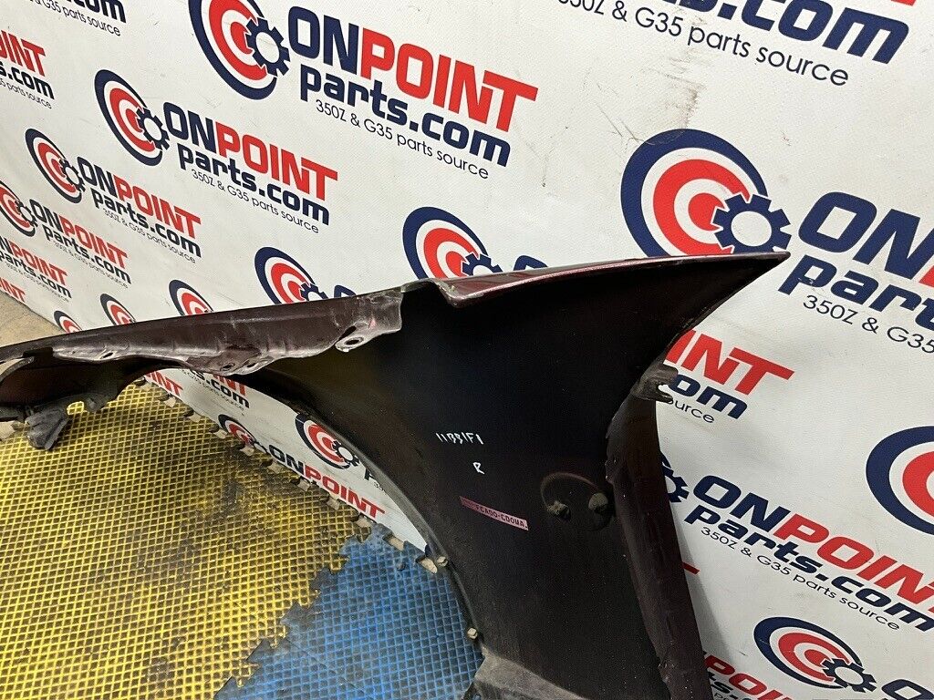 2006 Nissan Z33 350Z Passenger Right Front Fender Panel OEM 11BB1F1 - On Point Parts Inc