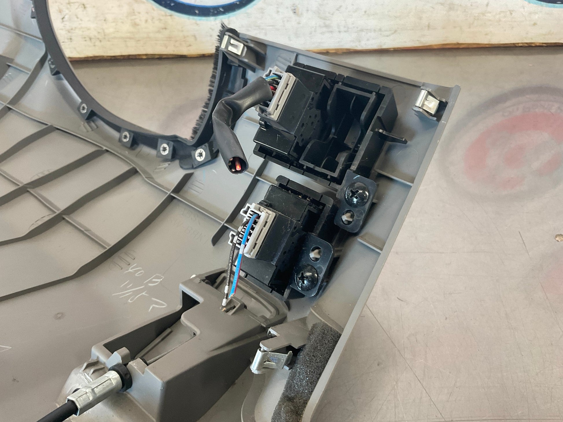 2006 Nissan 350Z Driver Left Lower Dash Steering Column Trim OEM 21BHKD7 - On Point Parts Inc