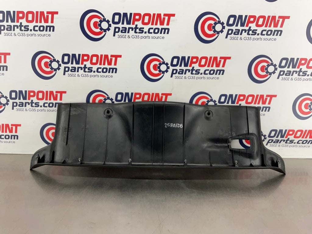 2005 Nissan 350Z Convertible Rear Trunk Latch Cover Panel 84992 OEM 25BAED8 - On Point Parts Inc