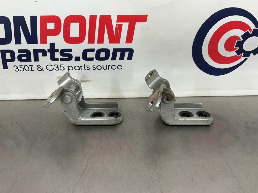 2006 Infiniti G35 Sedan Passenger Right Front Door Hinges OEM 25BJ1DE - On Point Parts Inc