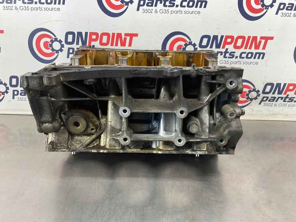 2004 Infiniti G35 VQ35DE Engine Block with Crank Shaft Bearing Caps  OEM 15BE4E0 - On Point Parts Inc