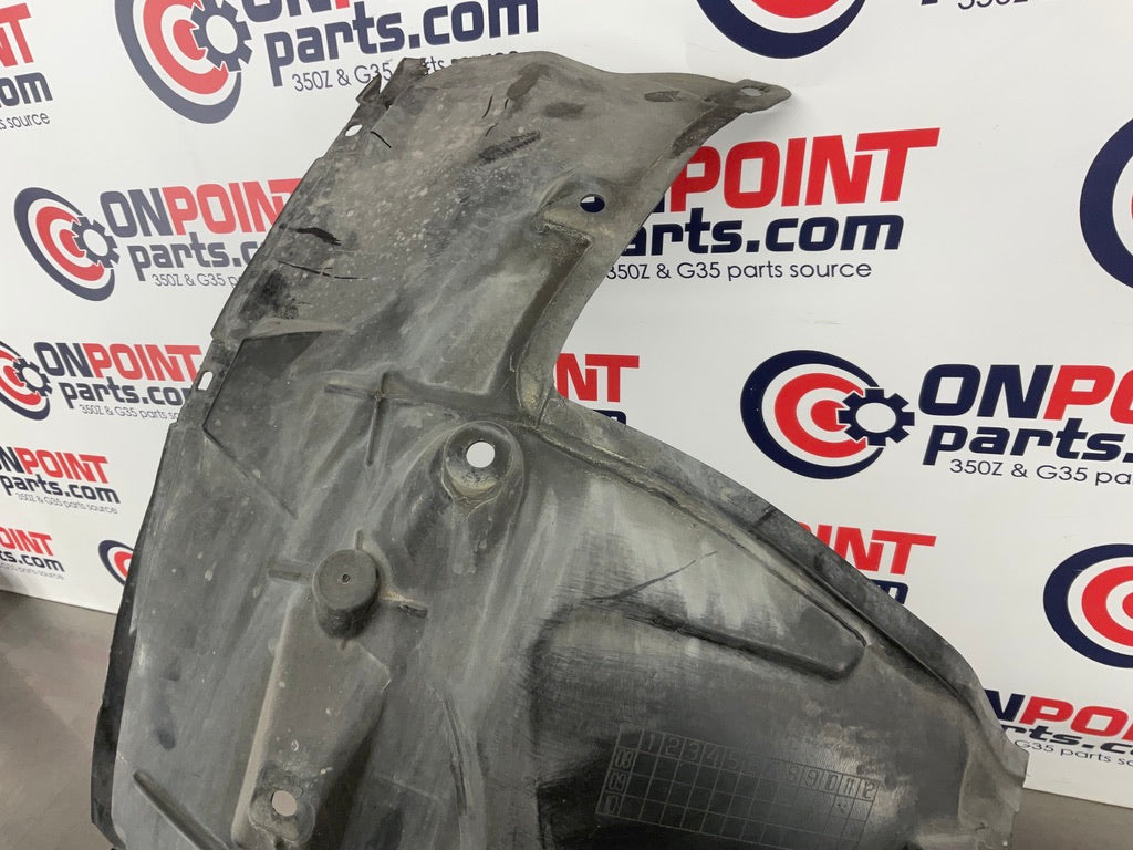 2009 Nissan 370Z Driver Left Inner Fender Liner Splash Guard OEM 15BKJD3 - On Point Parts Inc