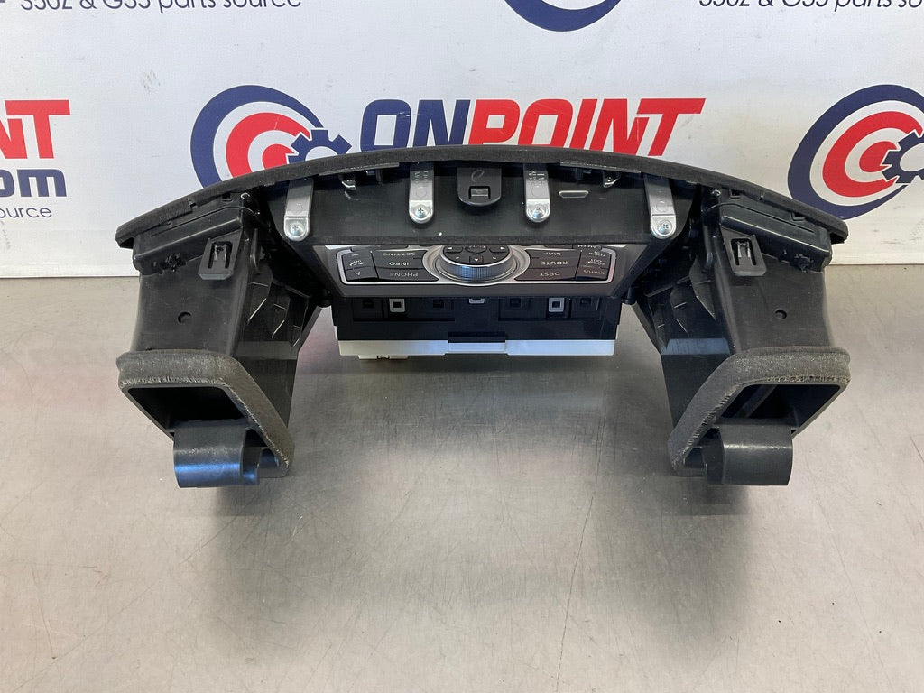 2008 Infiniti G37 Center Dash Vent Navigation Control Trim 28395 OEM 22BK0DC - On Point Parts Inc