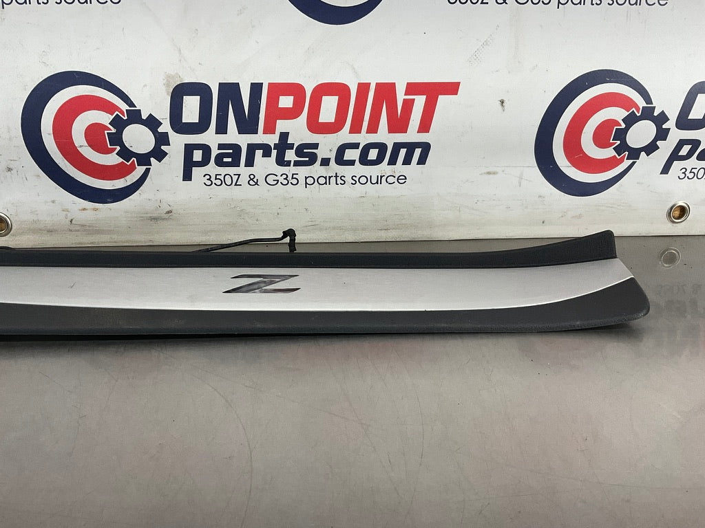 2016 Nissan 370Z Driver Left Illuminated Door Threshold Kick Plate OEM 11BB9D7 - On Point Parts Inc