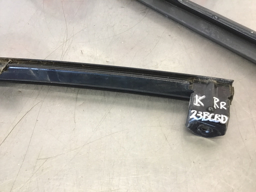 2012 Infiniti G37 Passenger Right Rear Door Window Rubber Seal OEM 23BCBDK - On Point Parts Inc