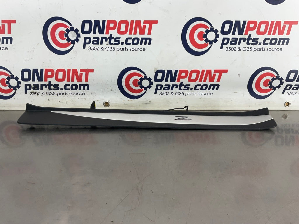 2016 Nissan 370Z Driver Left Illuminated Door Threshold Kick Plate OEM 11BB9D7 - On Point Parts Inc