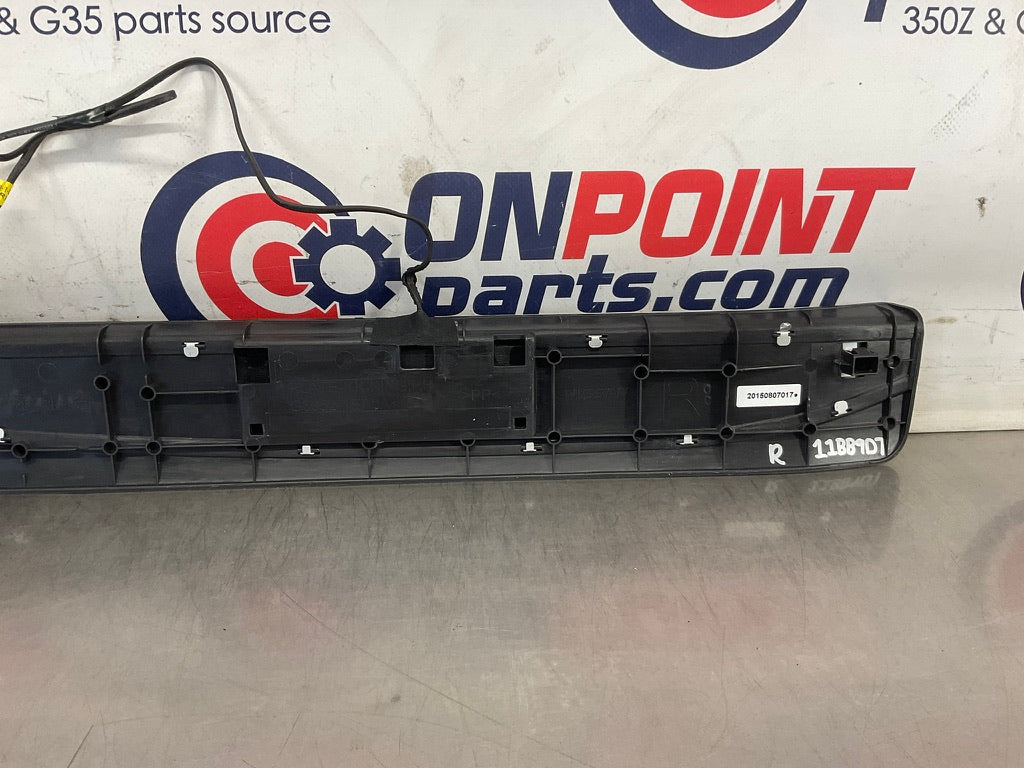 2016 Nissan 370Z Passenger Right Illuminated Door Threshold Plate OEM 11BB9D7 - On Point Parts Inc