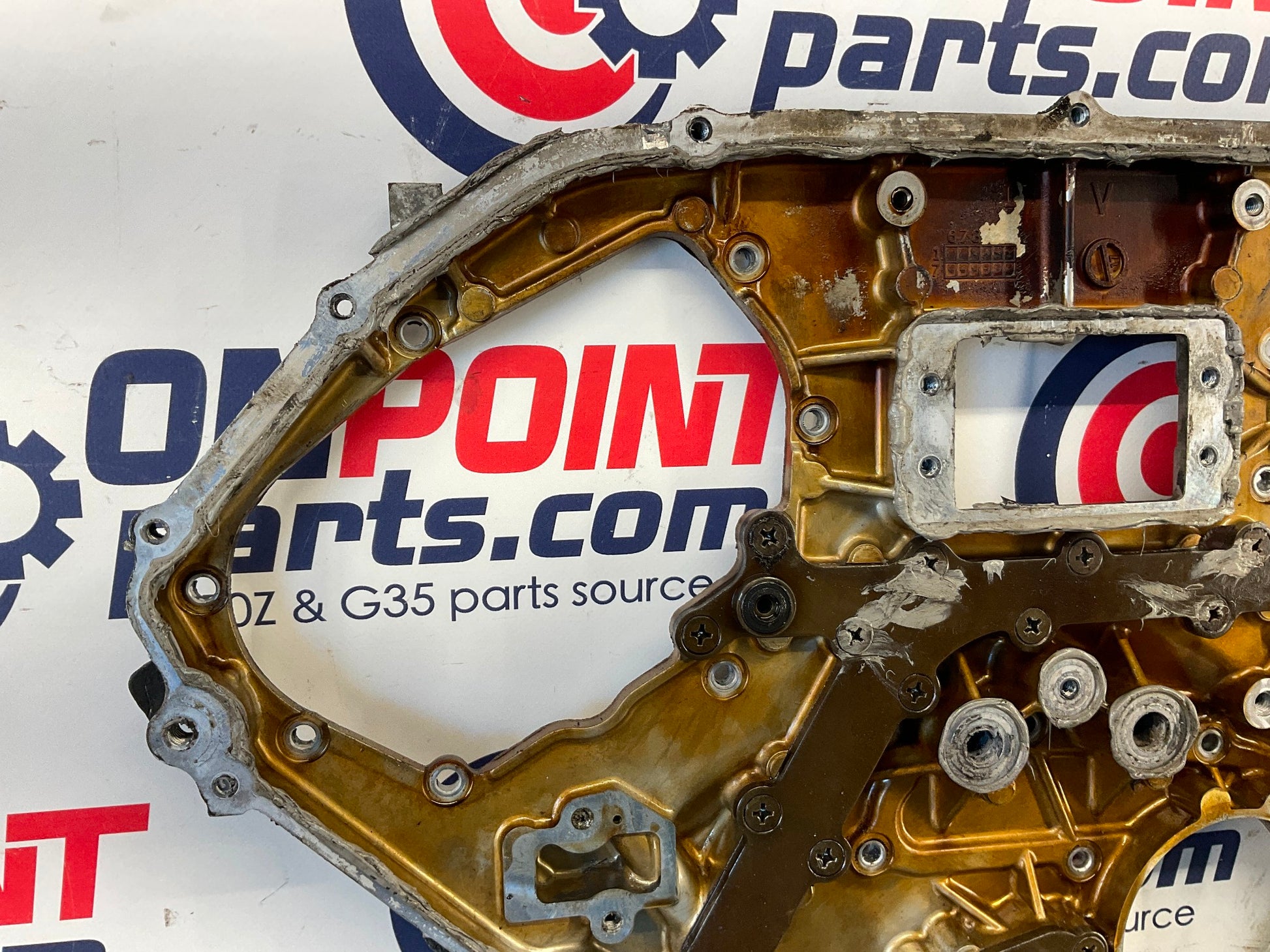 2014 Nissan 370Z Rear VQ37VHR Timing Chain Cover OEM 23BDSD0 - On Point Parts Inc
