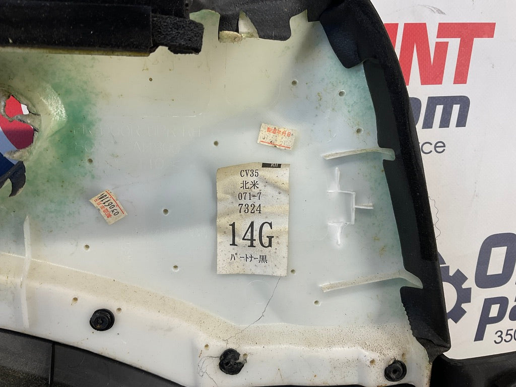 2003 Infiniti G35 Passenger Right Interior Door Panel 80900 OEM 22BDRE8 - On Point Parts Inc