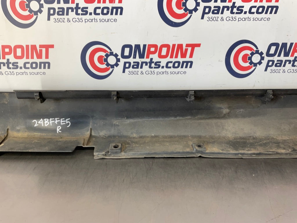 2005 Infiniti G35 Passenger Right Rocker Panel Side Skirt OEM 24BFFE5 - On Point Parts Inc
