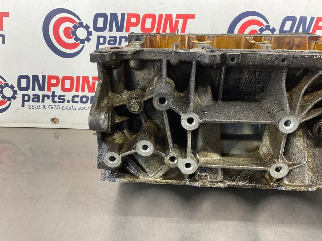 2004 Infiniti G35 VQ35DE Engine Block with Crank Shaft Bearing Caps  OEM 15BE4E0 - On Point Parts Inc