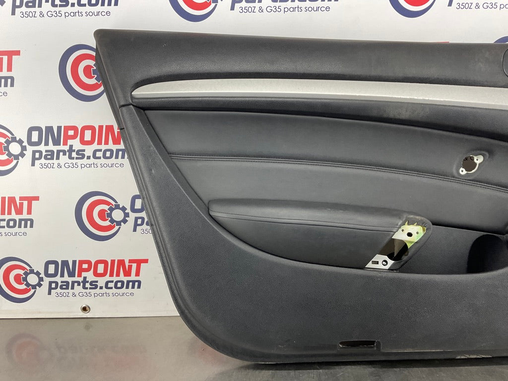2008 Infiniti G37 Driver Left Interior Door Panel Trim OEM 21BAXD8 - On Point Parts Inc