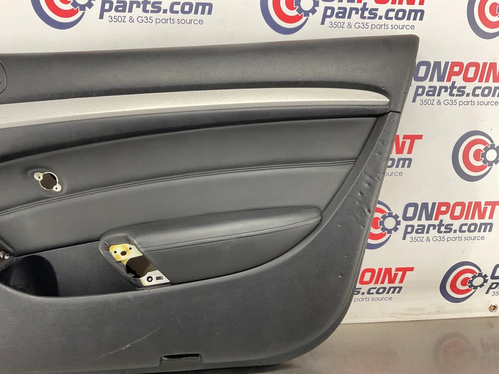 2008 Infiniti G37 Passenger Right Interior Door Panel Trim OEM 21BAXD8 - On Point Parts Inc