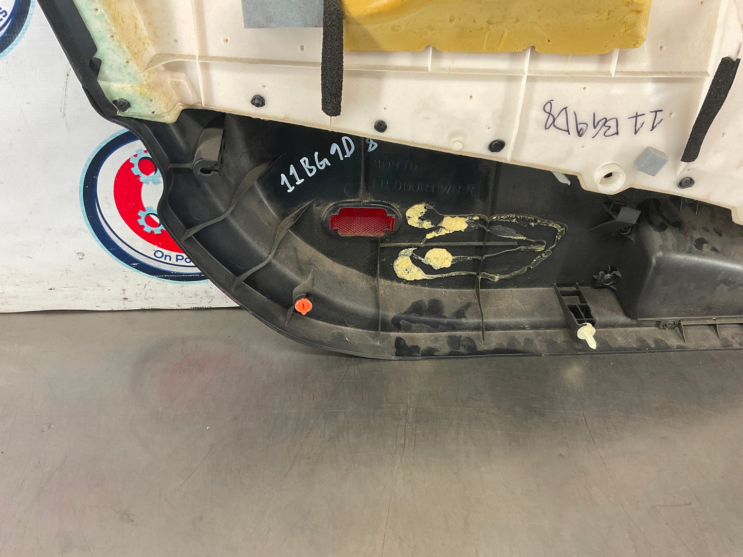 2003 Nissan 350Z Passenger Right Interior Door Panel OEM 11BG9D8 - On Point Parts Inc