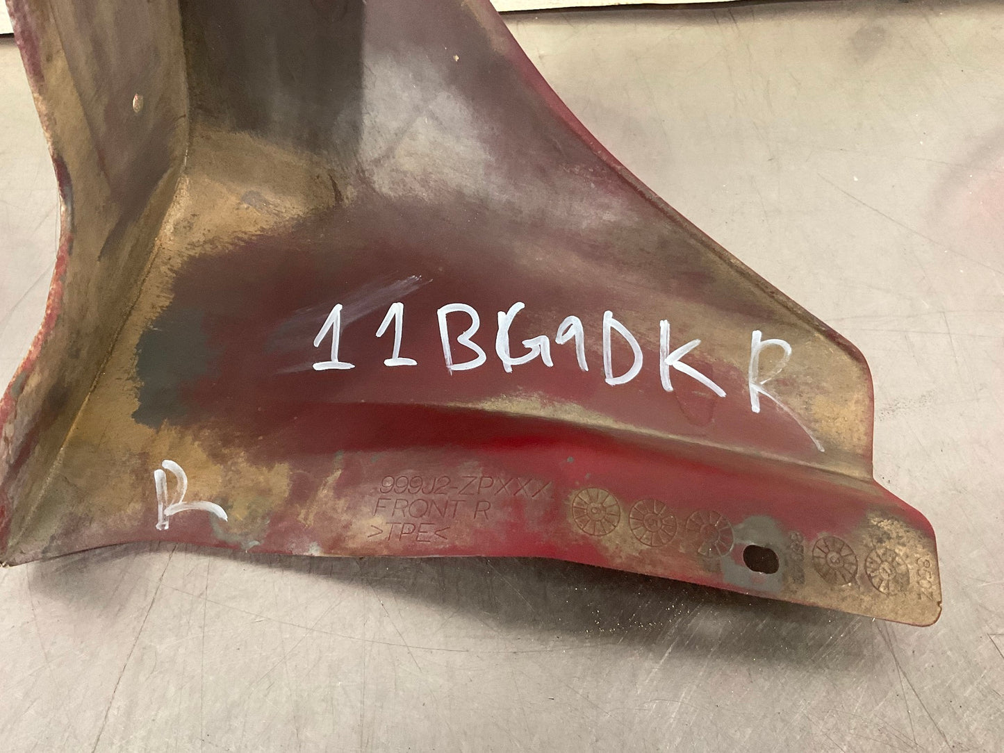 2003 Nissan 350Z Passenger Right Front Mudflap Splash Guard OEM 11BG9DK - On Point Parts Inc