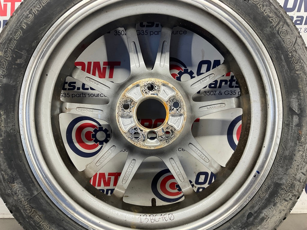 2008 Infiniti G35 Bridgestone Spare Tire 145/80D17 OEM 13BC4E0 - On Point Parts Inc
